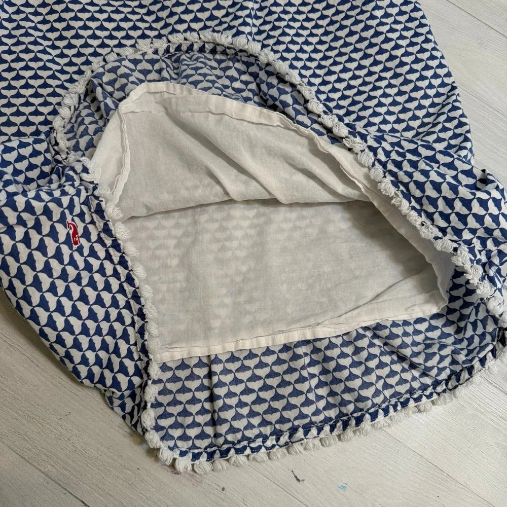 Vineyard Vines girls navy blue and white dress girls size 14‎
